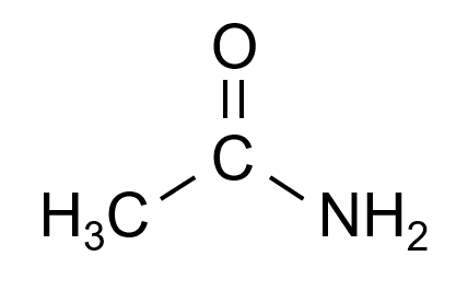 Acetamideの構造